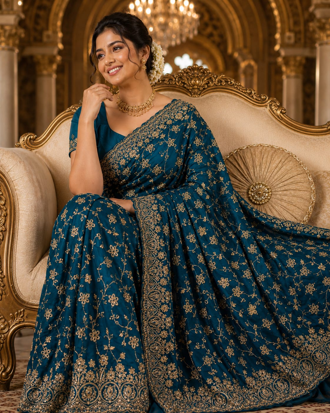 FANCY EMBROIDERY SAREE