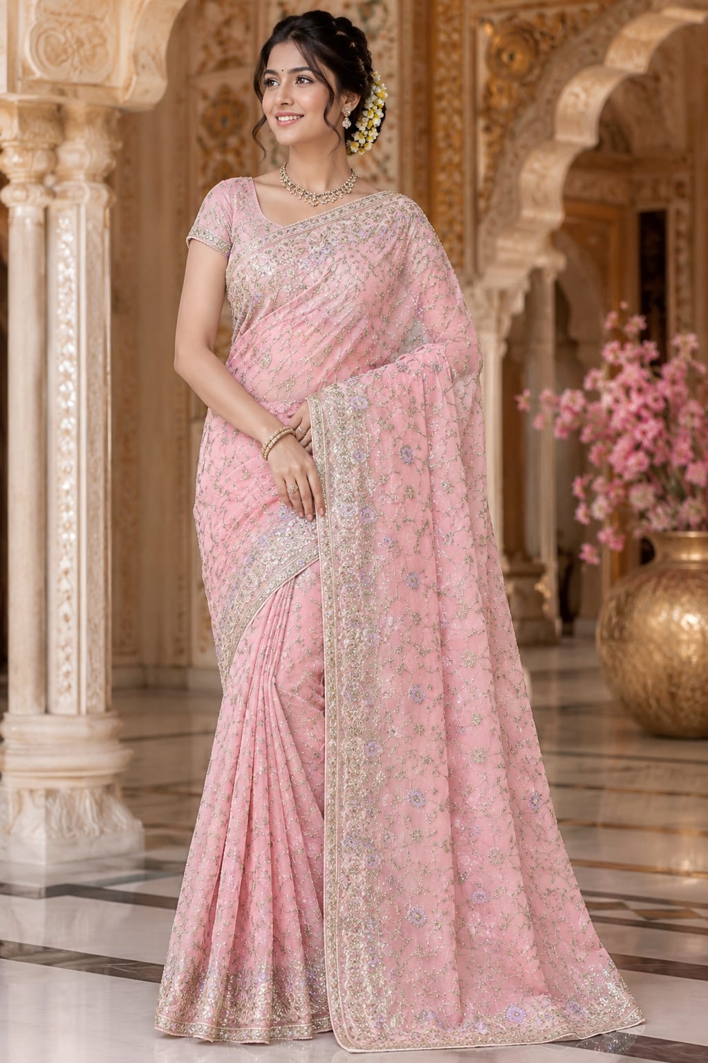 FANCY EMBROIDERY SAREE