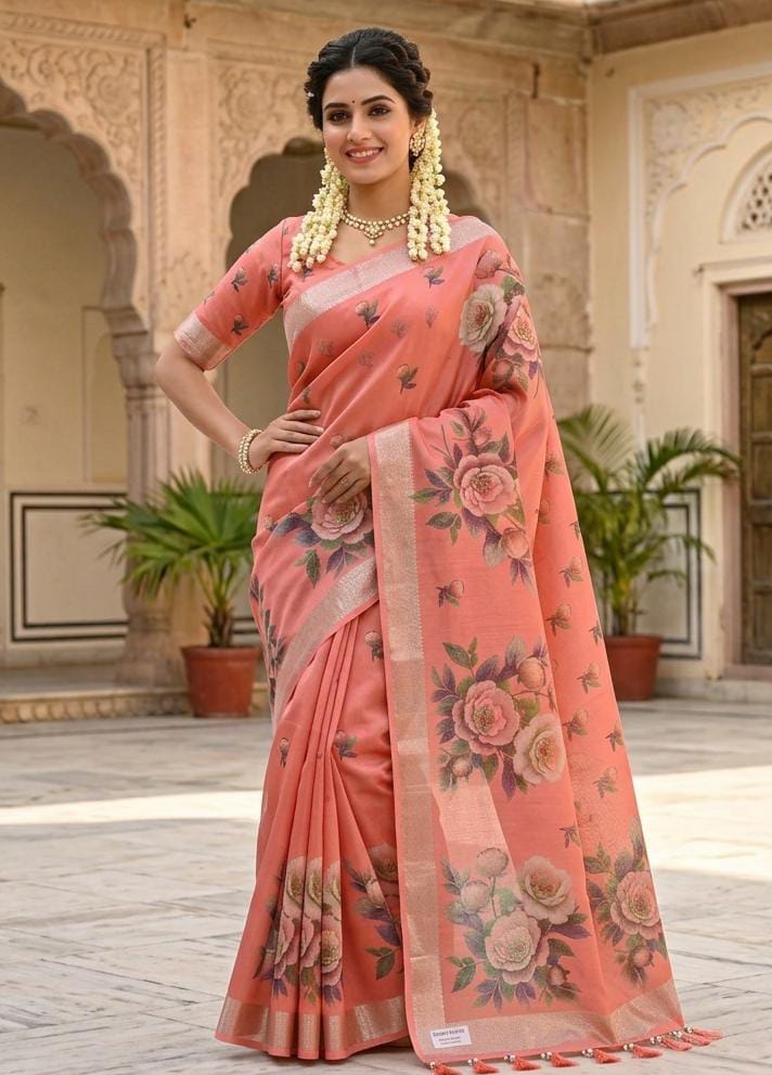 LINEN SIMMER SAREE