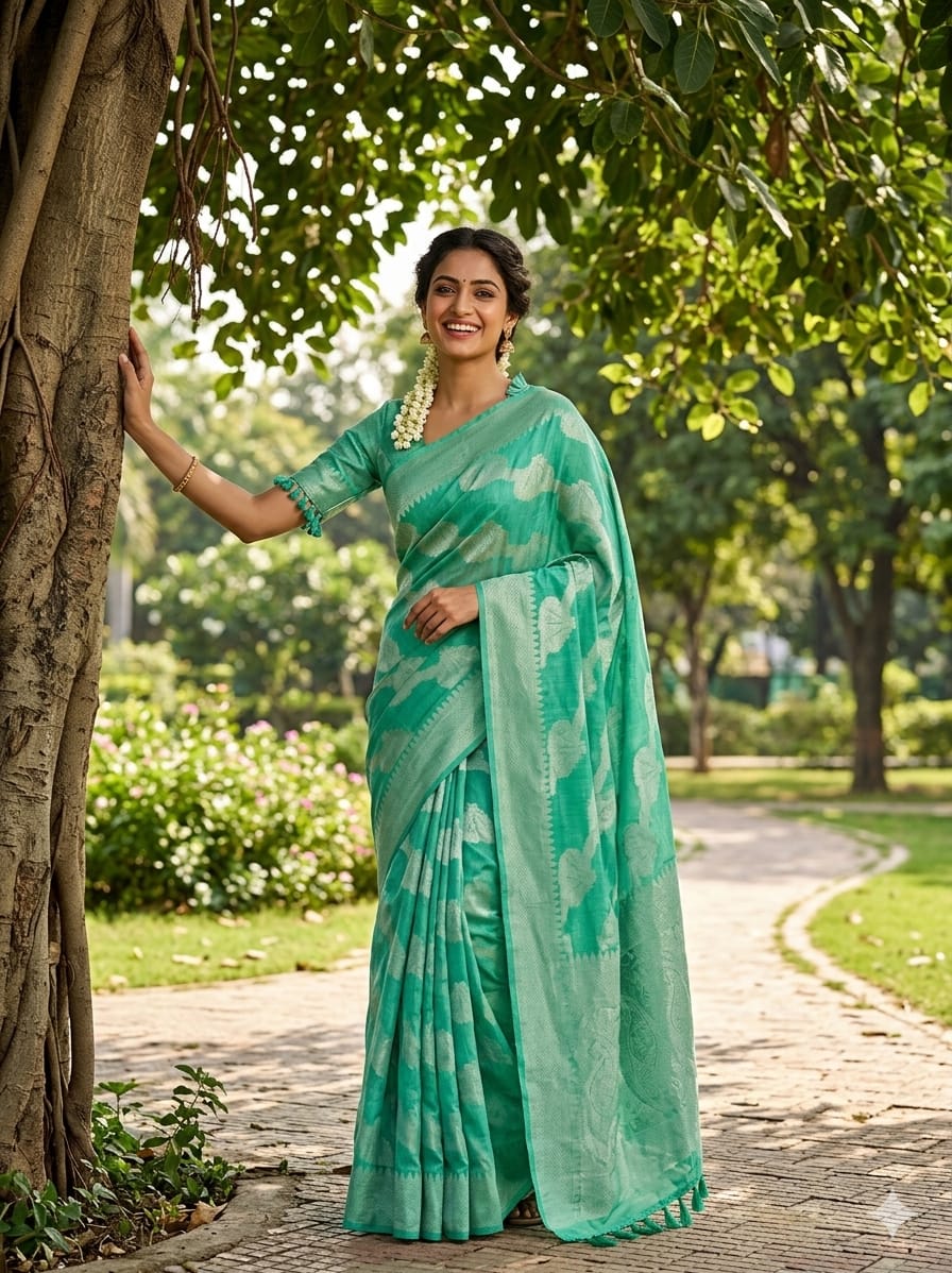 COTTON SPUN SAREE